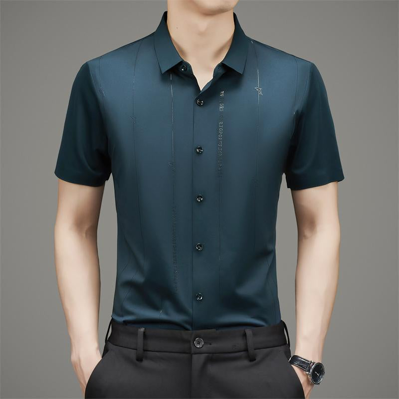 ✨Men's Stretch Anti-Wrinkle Ice Silk Shirt(49% OFF)