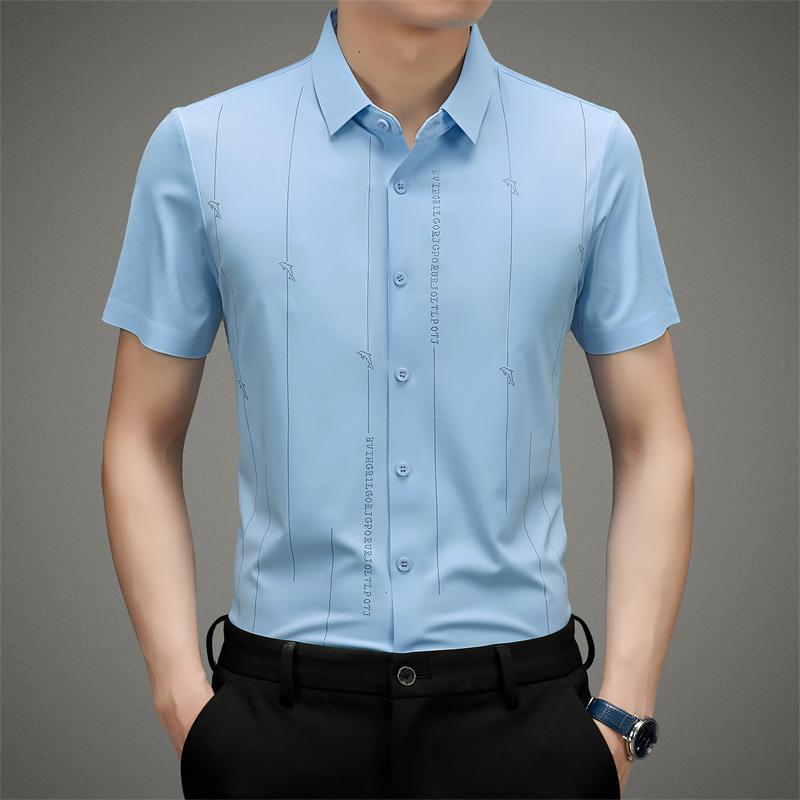 ✨Men's Stretch Anti-Wrinkle Ice Silk Shirt(49% OFF)