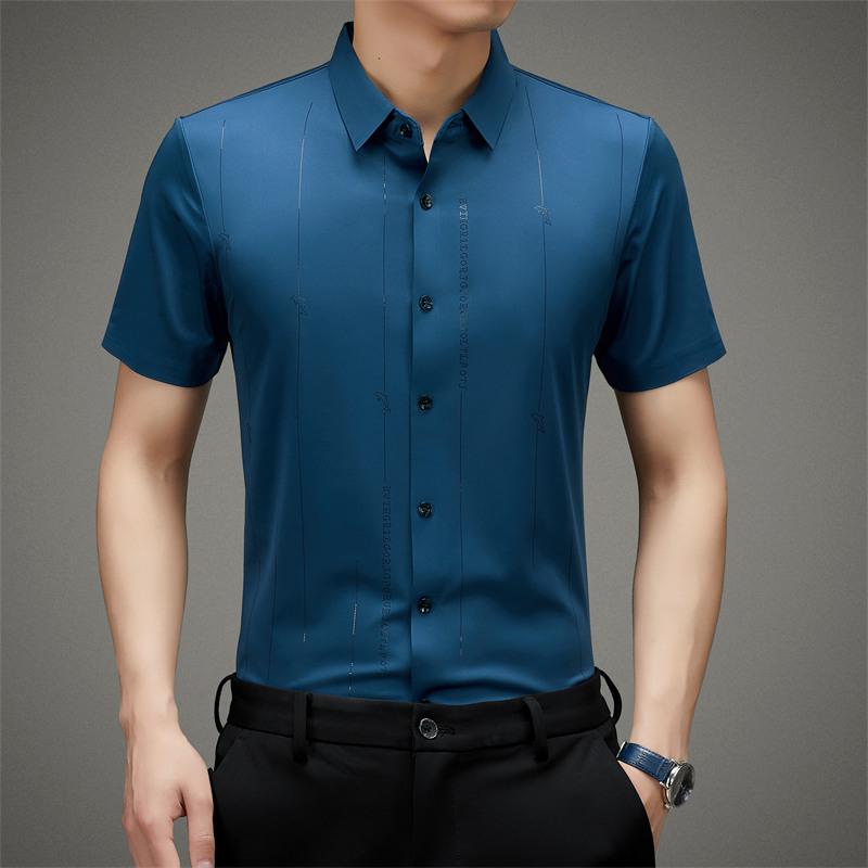 ✨Men's Stretch Anti-Wrinkle Ice Silk Shirt(49% OFF)