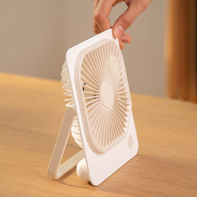Ultra-Thin Desk Fan with 4 Speeds Adjustable