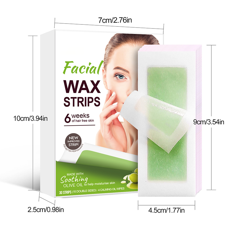 ⚡2025 Hot Sale 50% OFF 🔥90PCS Body Hair Removal Wax Strips