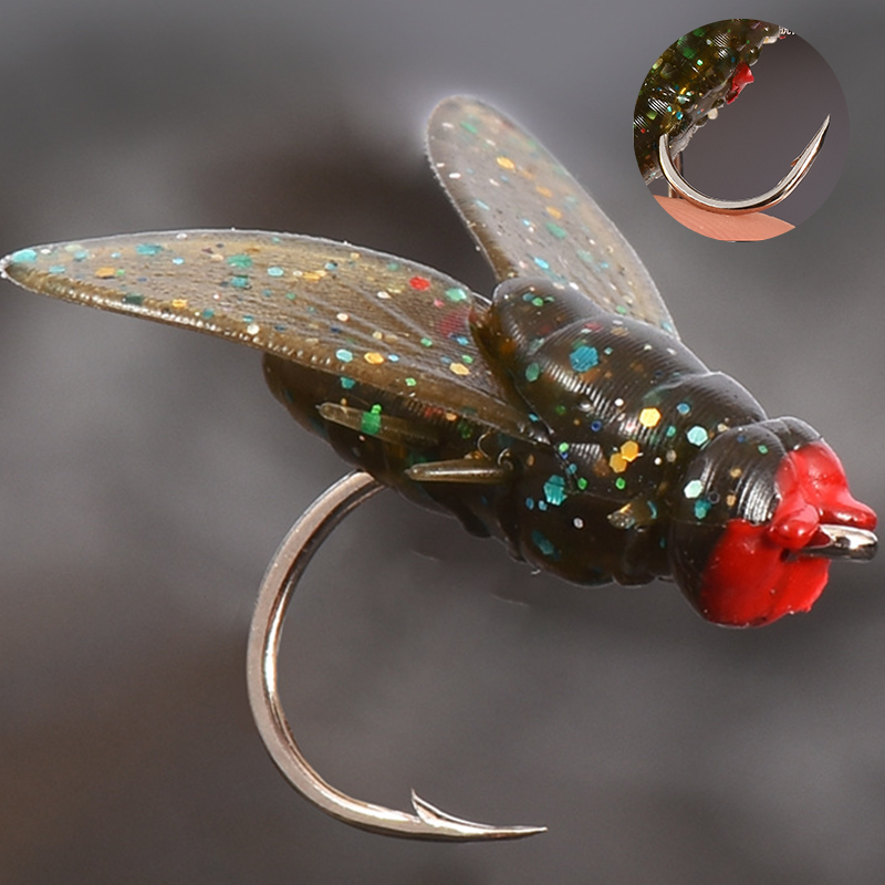 Multi-Hook Artificial Fly Fishing Lure Set