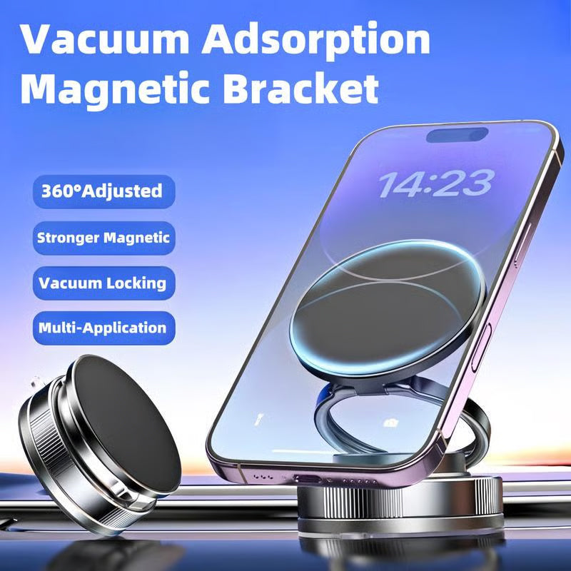 🔥Buy More Save More📱360° Adjustable Vacuum Magnetic Phone Holder