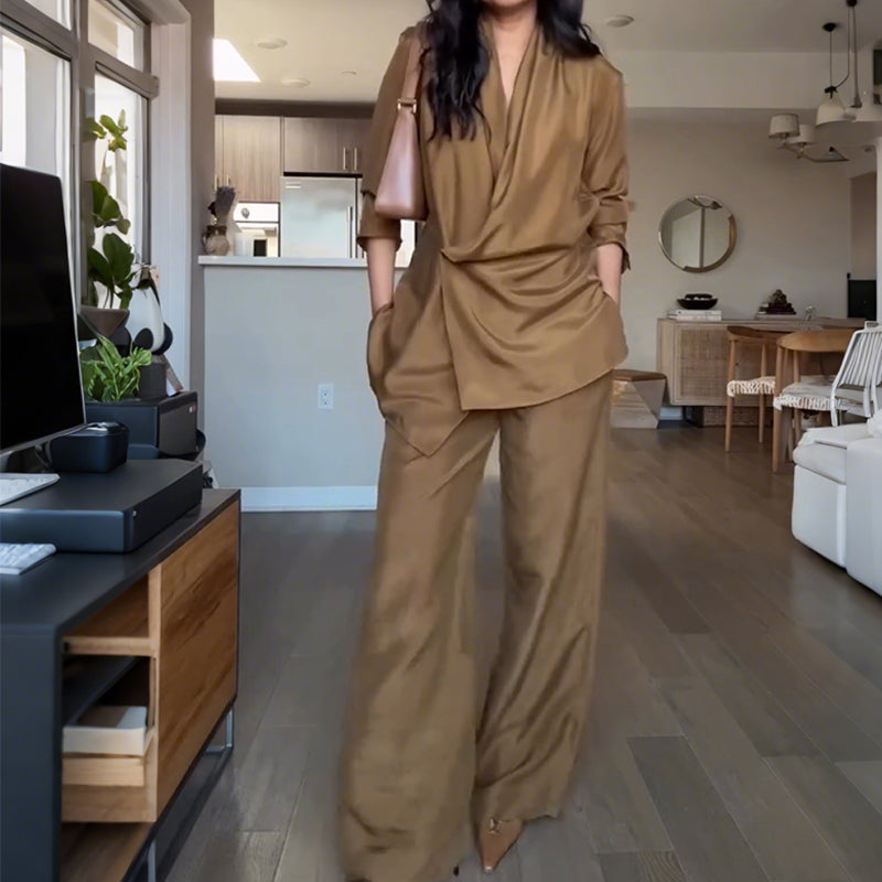 Women’s Fashion Top Pants 2- Piece Set