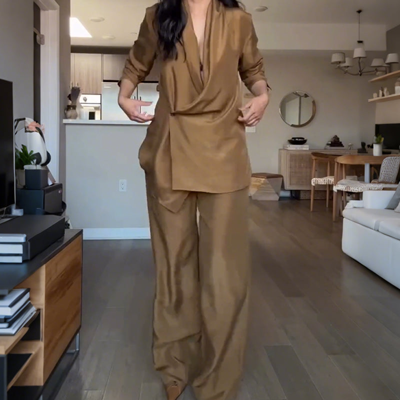 Women’s Fashion Top Pants 2- Piece Set