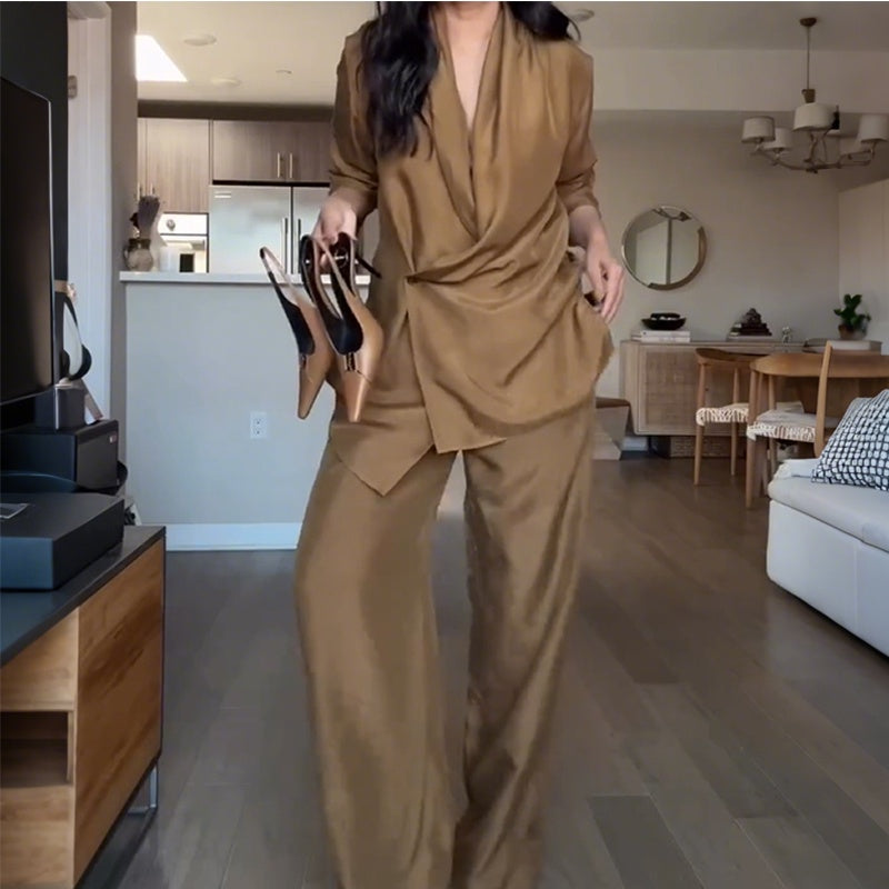 Women’s Fashion Top Pants 2- Piece Set