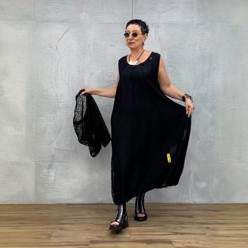 Women's Sleeveless Dress & Cover-Up Set