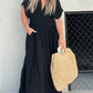 💖2025 Limited Sale 50% OFF💗New Slit v-neck effortless maxi long dress