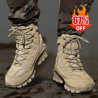 🔥HOT SALE🔥 Waterproof and Non-Slip High Top Tactical Sports Boots (Improved Durability)