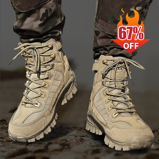🔥HOT SALE🔥 Waterproof and Non-Slip High Top Tactical Sports Boots (Improved Durability)