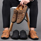 ❤️2025 New High Quality❤️-Stylish Leather Hollow Sandals