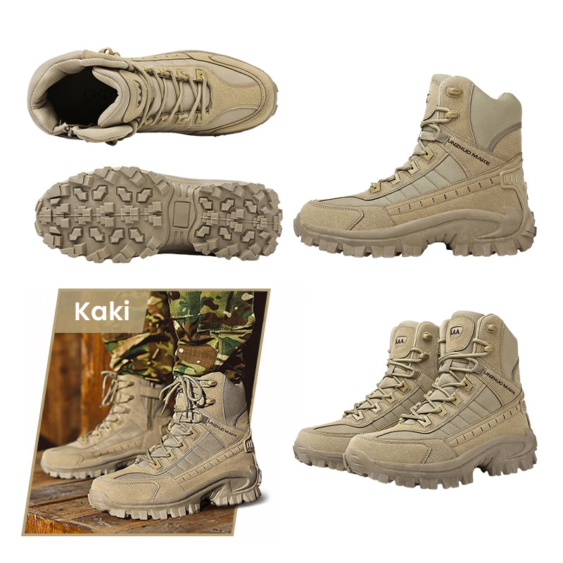 🔥HOT SALE🔥 Waterproof and Non-Slip High Top Tactical Sports Boots (Improved Durability)