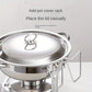 🧑‍🍳The same as in a five-star buffet restaurant🍽️Stainless Steel Chafing Dish Buffet Set 5QT with Fuel Can Rack, Gold Food Warmer for Parties