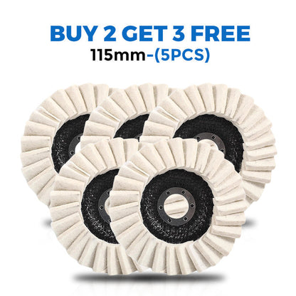 ✨Limited 50% OFF - Premium Wool Felt Buffing Pads | Compatible with All Angle Grinders⚙️