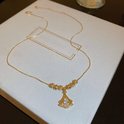 🎉Spring Hot Sale🎉Gingko Necklace with Diamonds