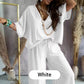 💖2025 Summer New 💖Women’s Batwing Sleeve Casual Loose Solid Color Suit