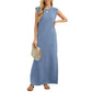 🎉Spring Hot Sale50% OFF🌿Women Loose Split Wrinkle-Free Long Dress