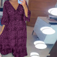 🔥HOT SALE 50% OFF🔥Women's Cotton Wrap Dress with leopard pattern