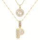 💖2 Pack - Initial Letter Pendant Necklaces