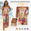 💝 Holiday Wardrobe💝-Spaghetti Strap Printed Top & Loose Women's Pants 2-Piece Set