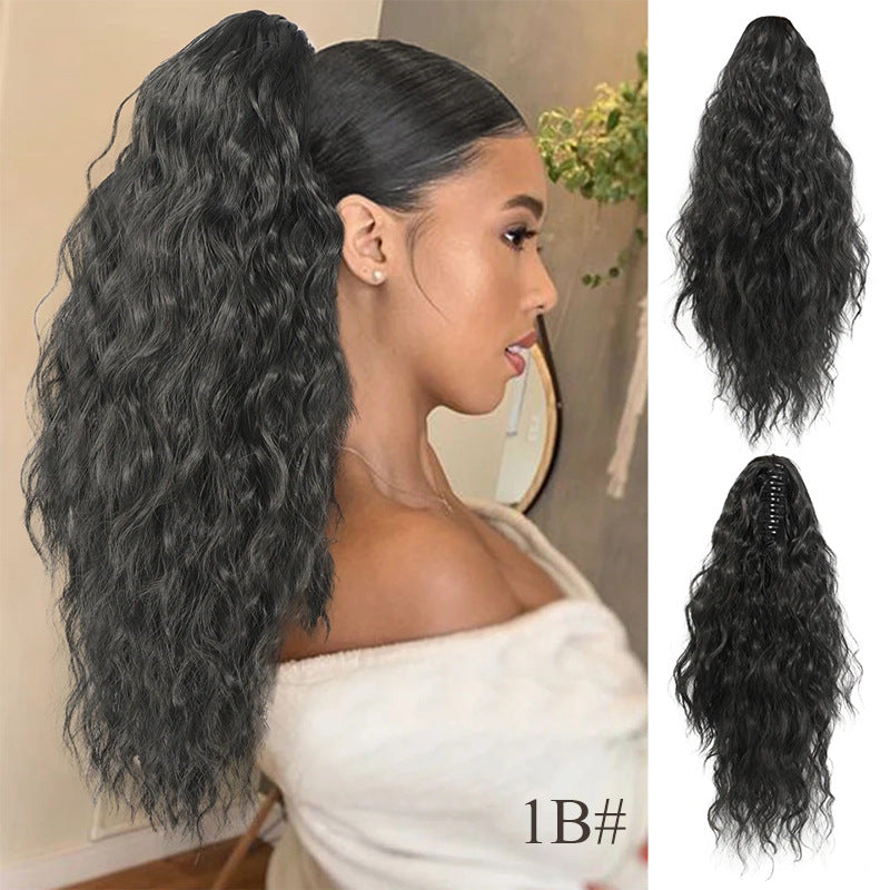 🫧🫧Limited Price ￡14.99-Last Day Promotion 49%OFF🫧Curly Wavy Frizzy Hair Extension with Ponytail