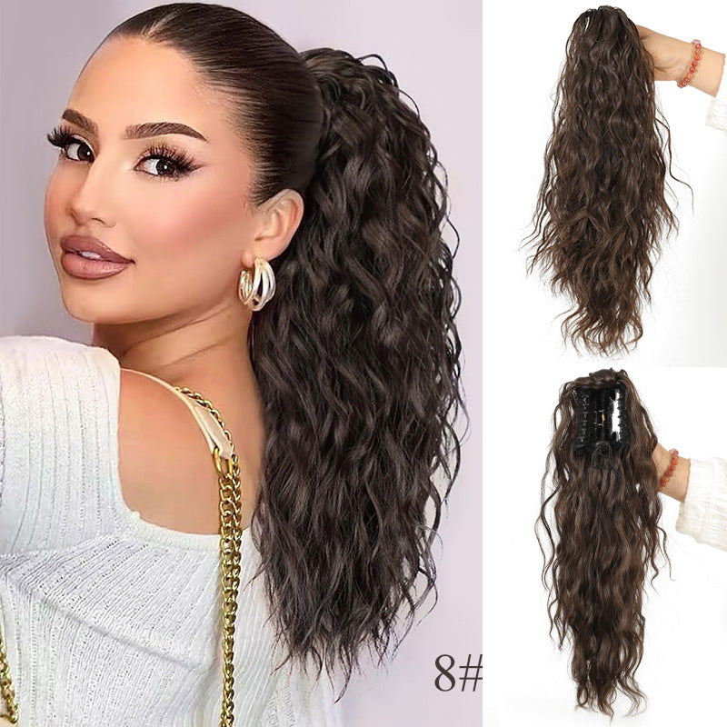 🫧🫧Limited Price ￡14.99-Last Day Promotion 49%OFF🫧Curly Wavy Frizzy Hair Extension with Ponytail