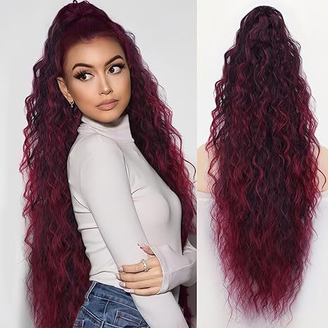 🫧🫧Limited Price ￡14.99-Last Day Promotion 49%OFF🫧Curly Wavy Frizzy Hair Extension with Ponytail