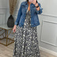 Leopard Shirred Waist Dress