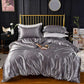 Breathable 25 Momme Mulberry Silk Bedding Set - 4PC Summer Essential