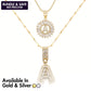 💖2 Pack - Initial Letter Pendant Necklaces