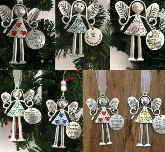 🎁Angel Girl Iron Christmas Hanging Ornament