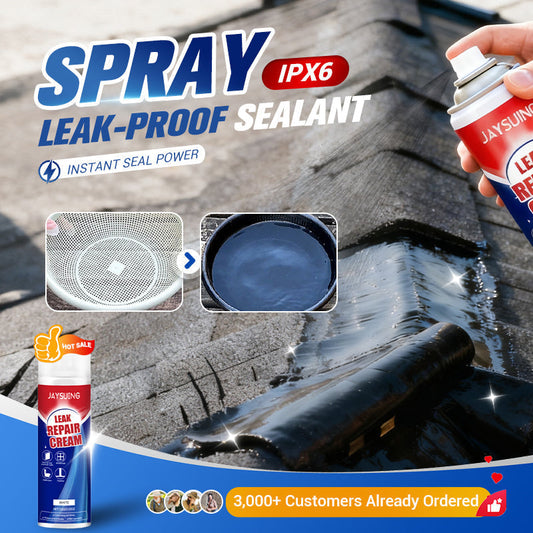✨Instant Leak Repair Spray💦Seals Cracks & Gaps in 5 Minutes, Waterproof & Flexible for Pipes/Roofs💥