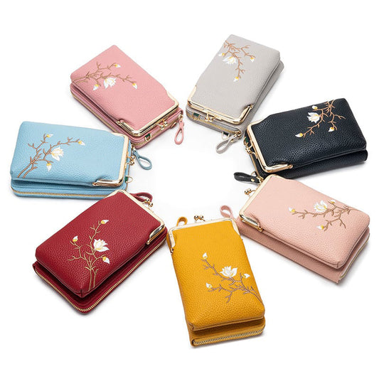 ⏳50% OFF !!🔥Women Sling Cross-Body Wallet with Mobile Cell Phone Holder