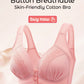 2024 Front Button Breathable Skin-Friendly Cotton Bra