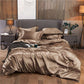 Breathable 25 Momme Mulberry Silk Bedding Set - 4PC Summer Essential