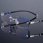 🔥New Sapphire High Hardness Anti-Blue Dual-Use Reading Glasses✨（The more you buy, the higher the discount）