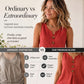 Women's V-Neck Sleeveless Cotton Linen Vest