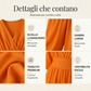 Tuta da donna con scollo a V, vita alta e pantaloni a zampa