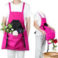 🎁 Hot Sale 49% OFF 🔥Cross Back Gardening Apron With Deep Kangaroo Release Pockets