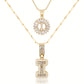 💖2 Pack - Initial Letter Pendant Necklaces