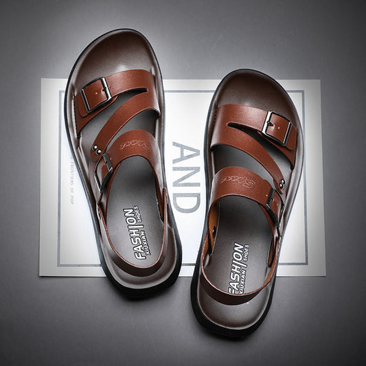 【🔥TODAY'S LOWEST PRICE】 🔥 New Men's Leather Beach Sandals