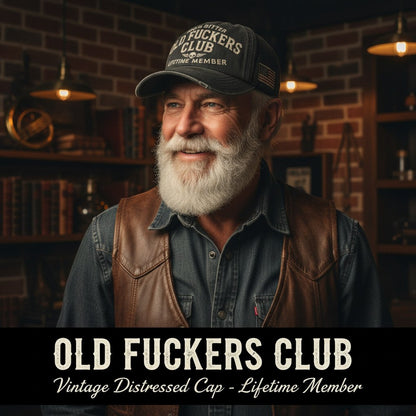 🎁LAST DAY SALE 49% OFF🔥Vintage Distressed "Old Club" Lifetime Member Cap