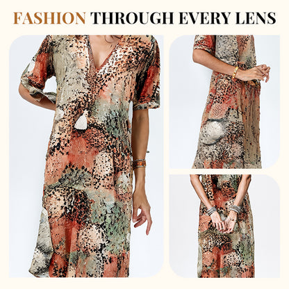 Safari Chic Leopard Dress