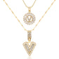 💖2 Pack - Initial Letter Pendant Necklaces