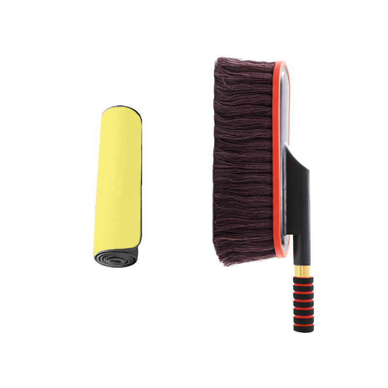 "Luxury Car Care: Premium Wax Brush & Dusting Wand for Ultimate Cleaning"💥💥
