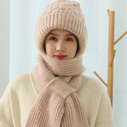 🔥EARLY CHRISTMAS SALE -50% OFF 🎄-Winter Versatile Knitted Hooded Scarf for Women