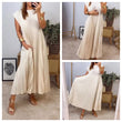 🌸Seasonal Sale-49%OFF👗Sleeveless pleated simple solid color dress
