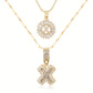 💖2 Pack - Initial Letter Pendant Necklaces