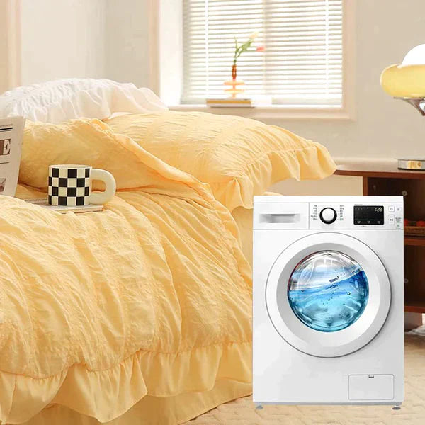 [Excellent Value] Icy Seersucker Summer Cool Quilt Lace 4-piece Set🔥