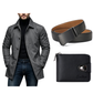 ⏰ Ultimo Giorno di Saldi – SCONTO 50% ✨Trench da uomo impermeabile di media lunghezza